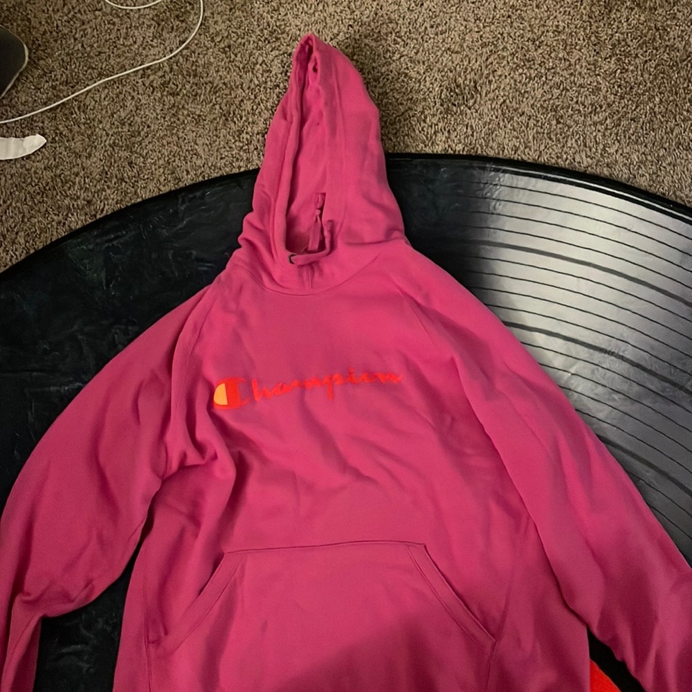 Pink champion sweatshirt